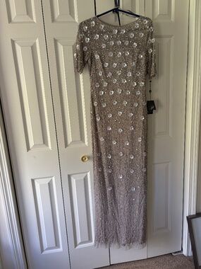 Adrianna Papell women’s embellished floral sheath dress